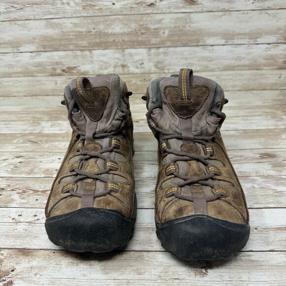 KEEN Targhee II Brown Waterproof Mid Outdoor Trail Hiking Boots Women's Size 6 - Picture 2 of 8